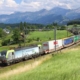 Güterzug auf der Strecke Calais – Domodossola