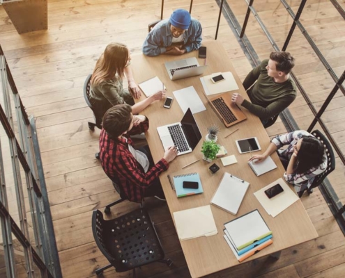 Start_Ups bei der Planung