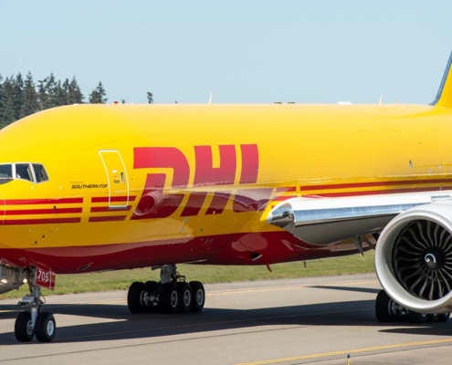 DHL-Boeing 777 Frachtmaschine