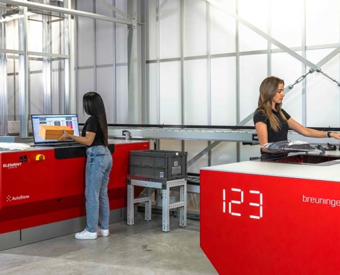 Breuninger-Warendienstleistungszentrum, Kommissionierung