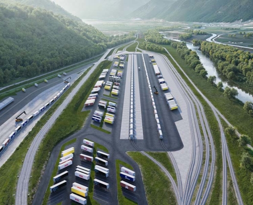 geplante CargoBeamer-Station