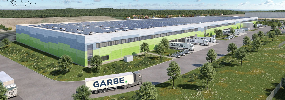 Logistikzentrum von Garbe Industrial Real Estate in Bollberg