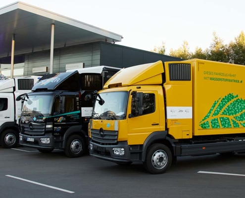 Vorreiter der Wasserstoff-Mobilität: DHL, Deutschland, Detzer Aircargo Service, Troiber.